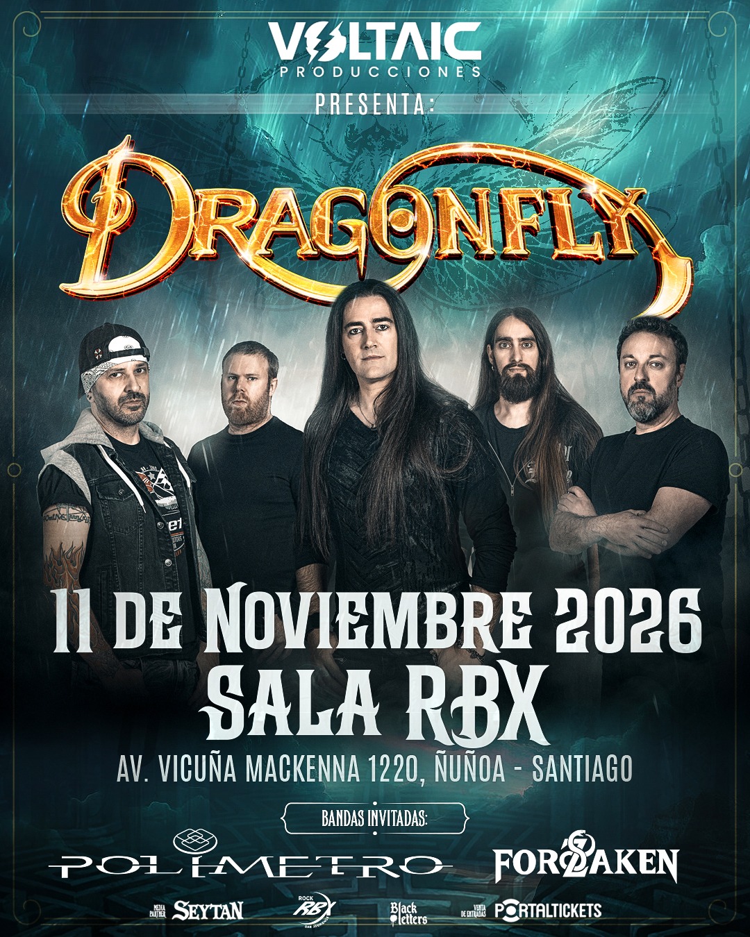Dragonfly confirma fecha en Chile para este 11 de noviembre